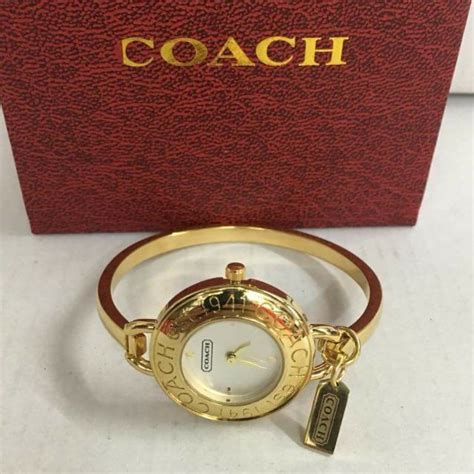 authentic coach bangle watch original price|bloomingdale's coach watches.